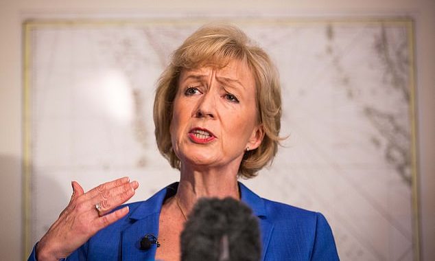 Leadsom ratchets up pressure on PM to ditch HS2 as she outlines fears that case for £56bn rail link ‘may no longer exist’ due to spiralling costs