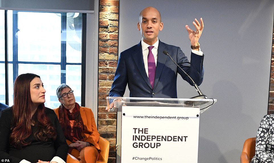 Chuka Umunna called for MPs from other parties to defect and join The Independent Group as he said British politics was 'broken'