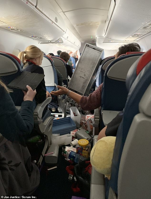 Delta Air Lines flight 5763 experienced severe turbulence Wednesday.