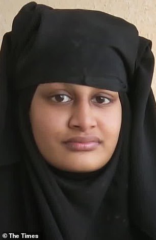 Shamima Begum is now 19 and is alive in Syria