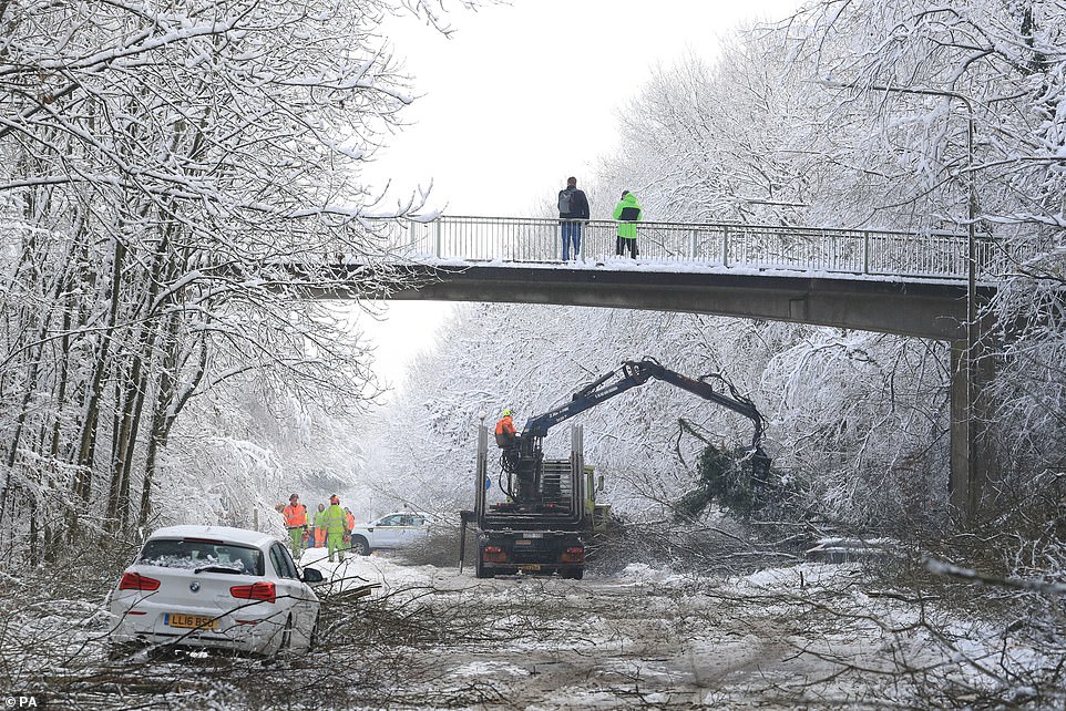 The Brrrrritish Isles! Britain braces for the coldest night in SEVEN YEARS with bone-chilling -16C lows as experts warn black ice danger will last until Monday