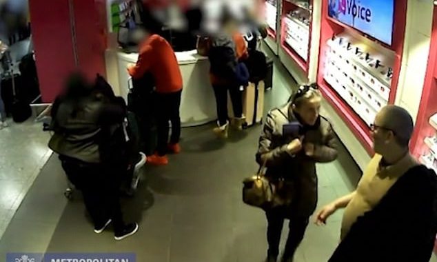 Holiday hell for tourists as their cash, jewellery and passports are stolen within MINUTES of arriving at Heathrow by brazen thieves who distract them and hide in a getaway car driven by their son, 19