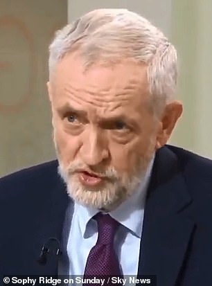 Mr Corbyn said today- 'The law must apply to everyone, and I don't think we should have statutory limitations on this'