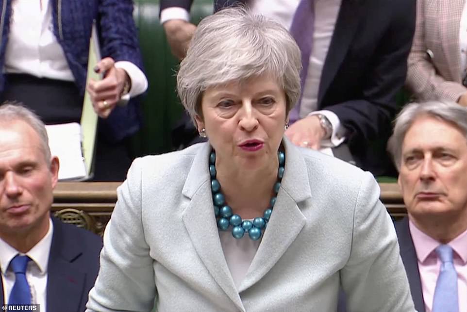 Theresa May has admitted in the Commons today that No Deal