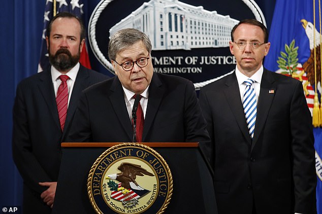 Attorney General William Barr held a press conference Thursday morning