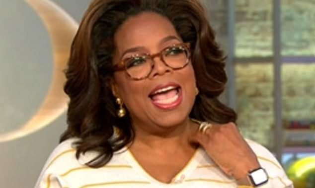 Oprah Winfrey praises her ‘graceful, warm and loving’ friend Meghan Markle and says the pregnant royal does not read ANY of her press, as it is revealed the media tycoon has partnered with Prince Harry to produce a mental health docuseries