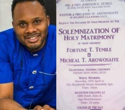 RCCG gospel artiste, Michael Arowosaiye commits suicide