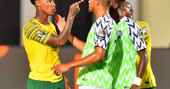 Nigeria Beats Bafana 2-1 to South Africa crash out of Afcon 2019