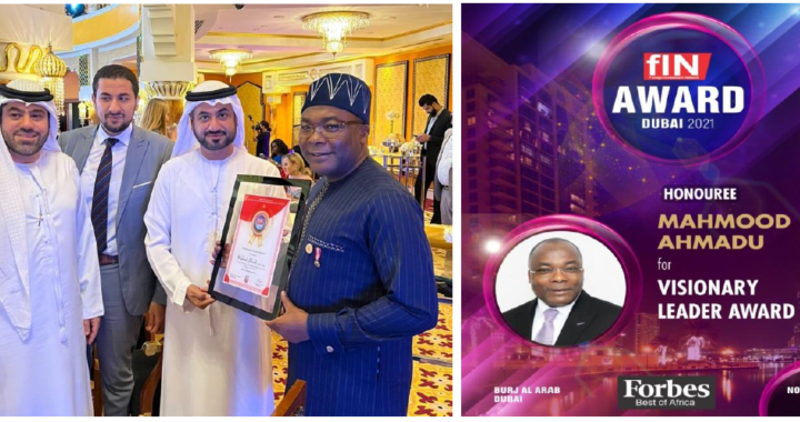 Mahmood Ahmadu adds another coveted award for ‘visionary leadership’ in business to his numerous collection